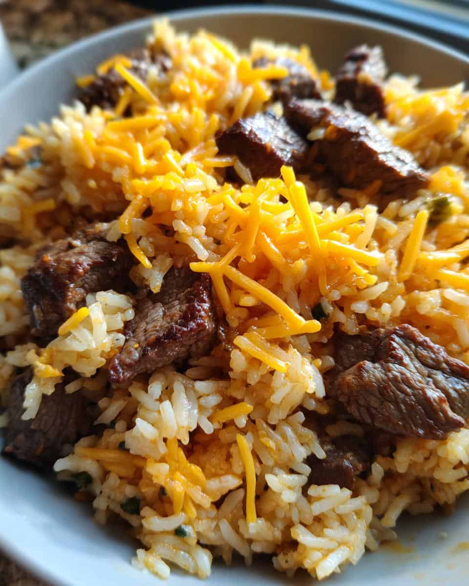 Steak Queso Rice - detail 1