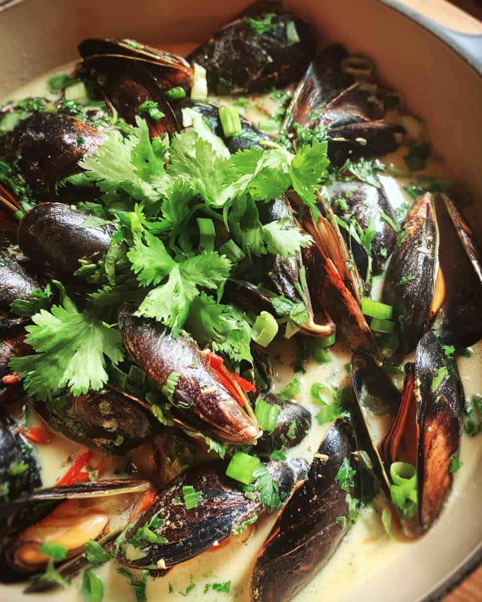 Thai Coconut Mussels - detail 3