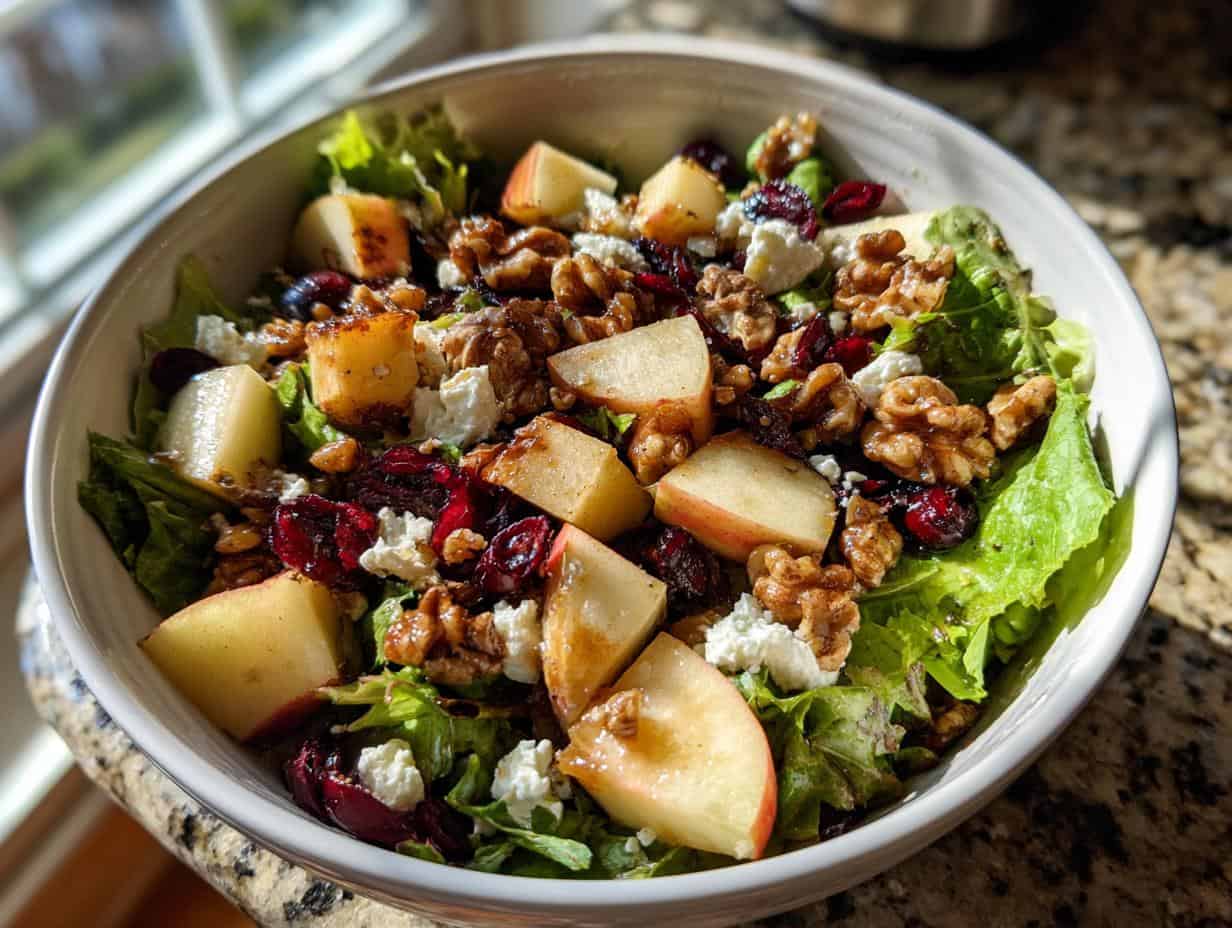 Unbelievable Autumn Apple and Pear Salad in Just 15
