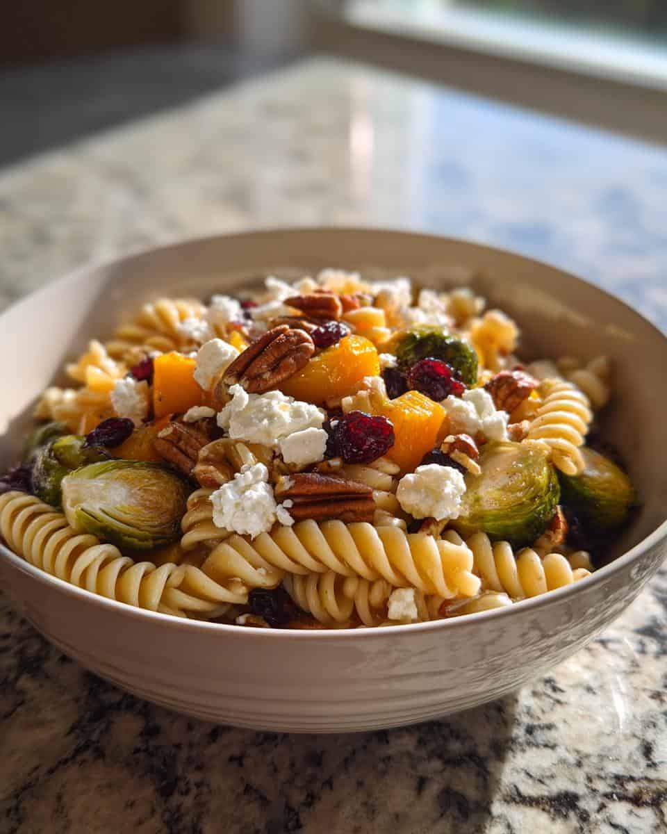 Autumn Harvest Fall Pasta Salad - detail 2