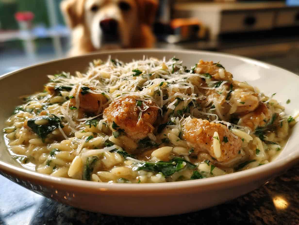 Chicken Orzo With Spinach: Ditch Takeout in Just 40 Min