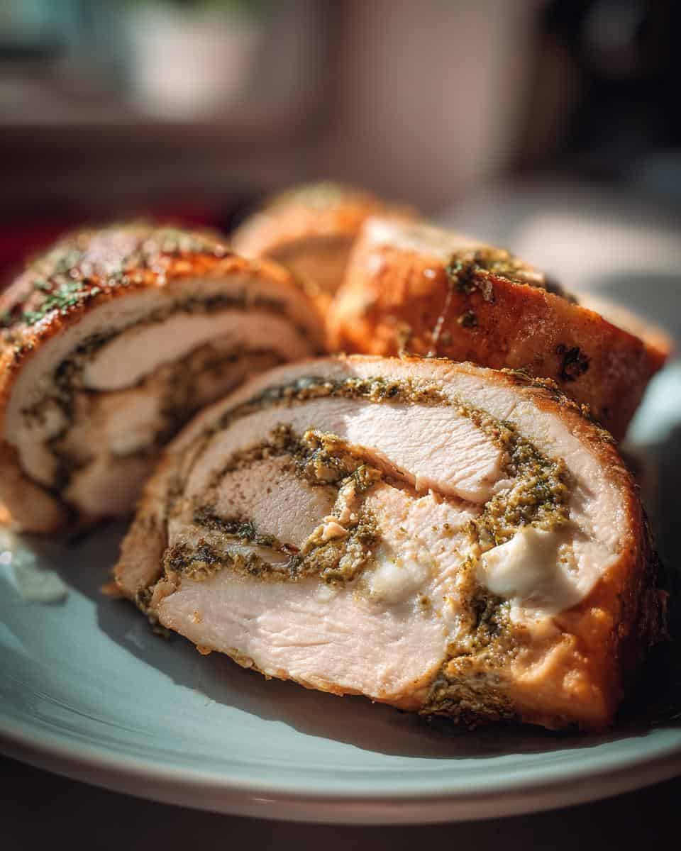 Chicken Pesto Roll Ups - detail 2