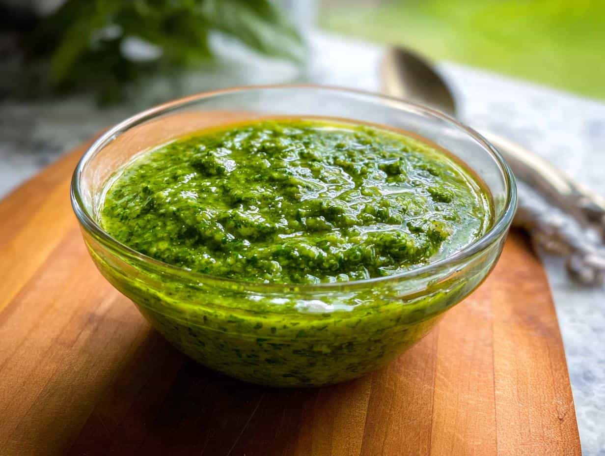 Easy Classic Basil Pesto Recipe: A Delicious Sin