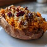 Cranberry Apple Twice-Baked Sweet Potatoes