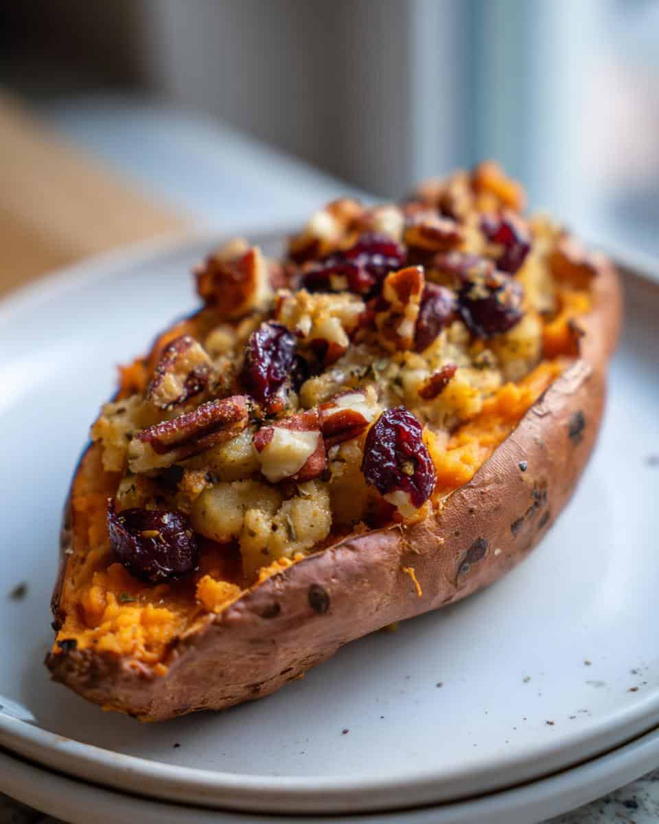 Cranberry Apple Twice-Baked Sweet Potatoes - detail 3