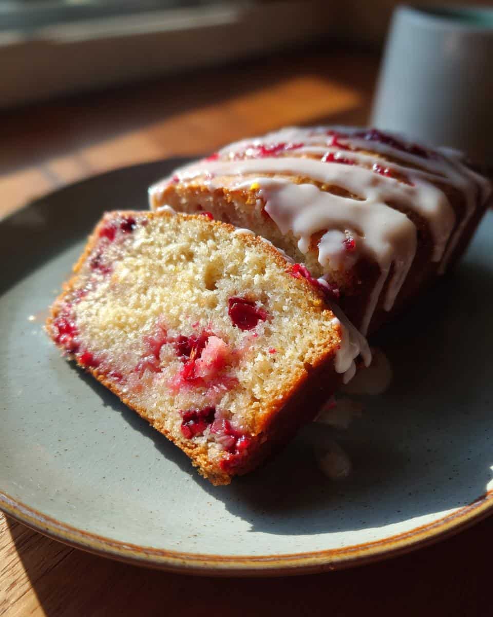 Cranberry Bread with Orange Glaze - detail 3