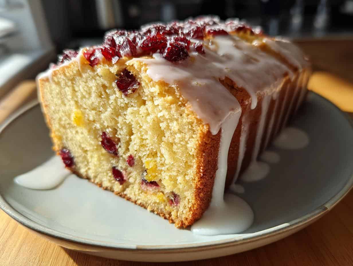 Magical Cranberry Bread with Orange Glaze: Just 1 Hour
