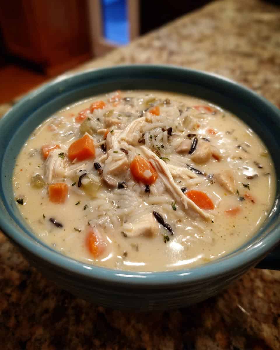 Creamy Chicken Wild Rice Soup - detail 1