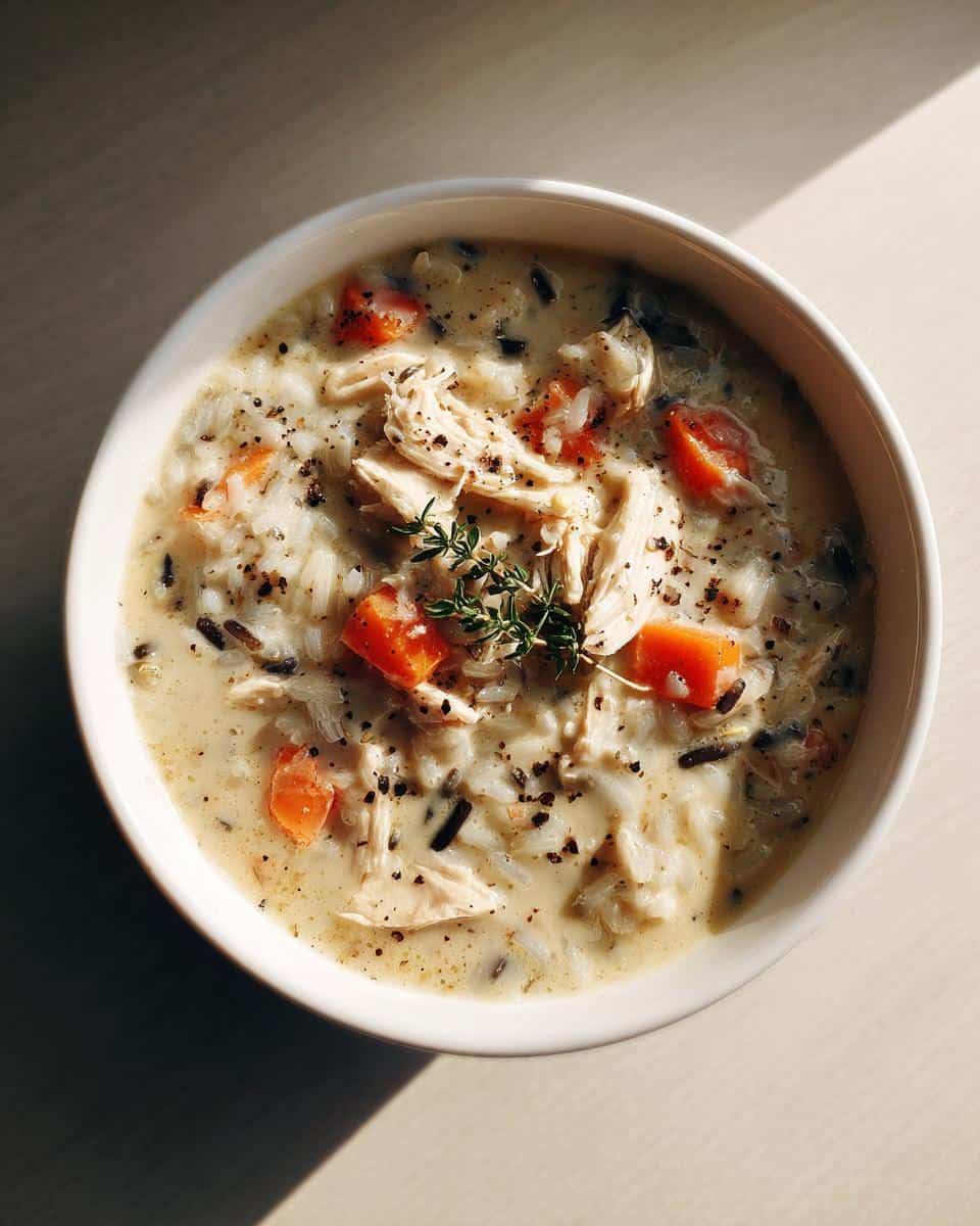 Creamy Chicken Wild Rice Soup - detail 3