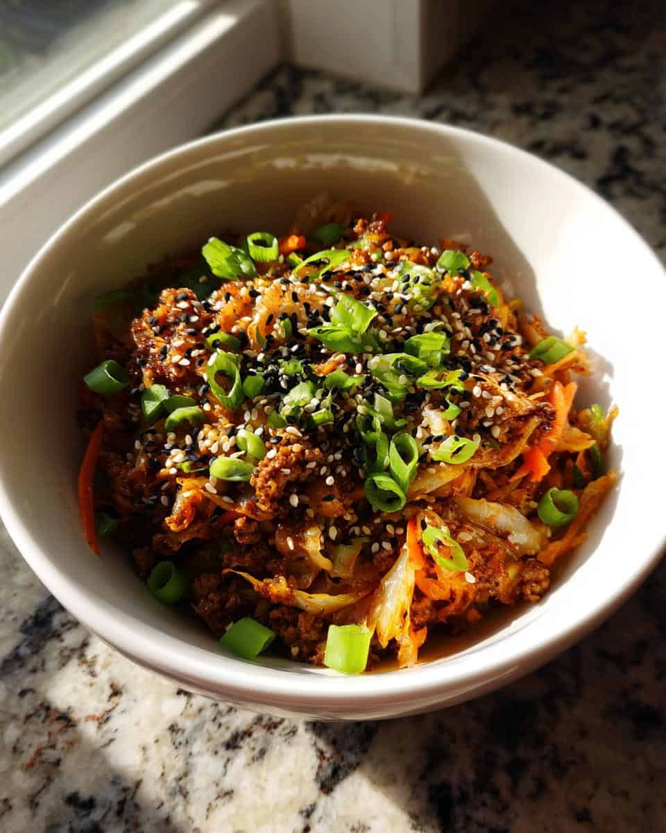 Crispy Cabbage Egg Roll Bowl - detail 3