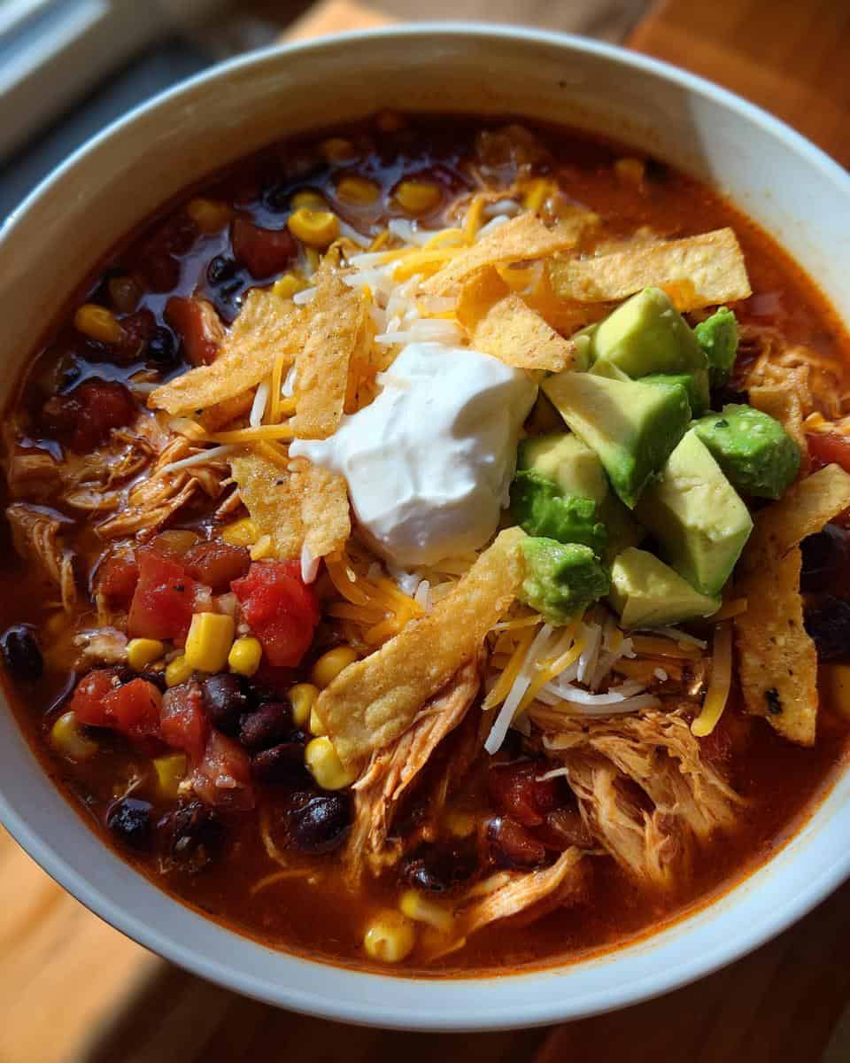 Easy Chicken Tortilla Soup Recipe - detail 2
