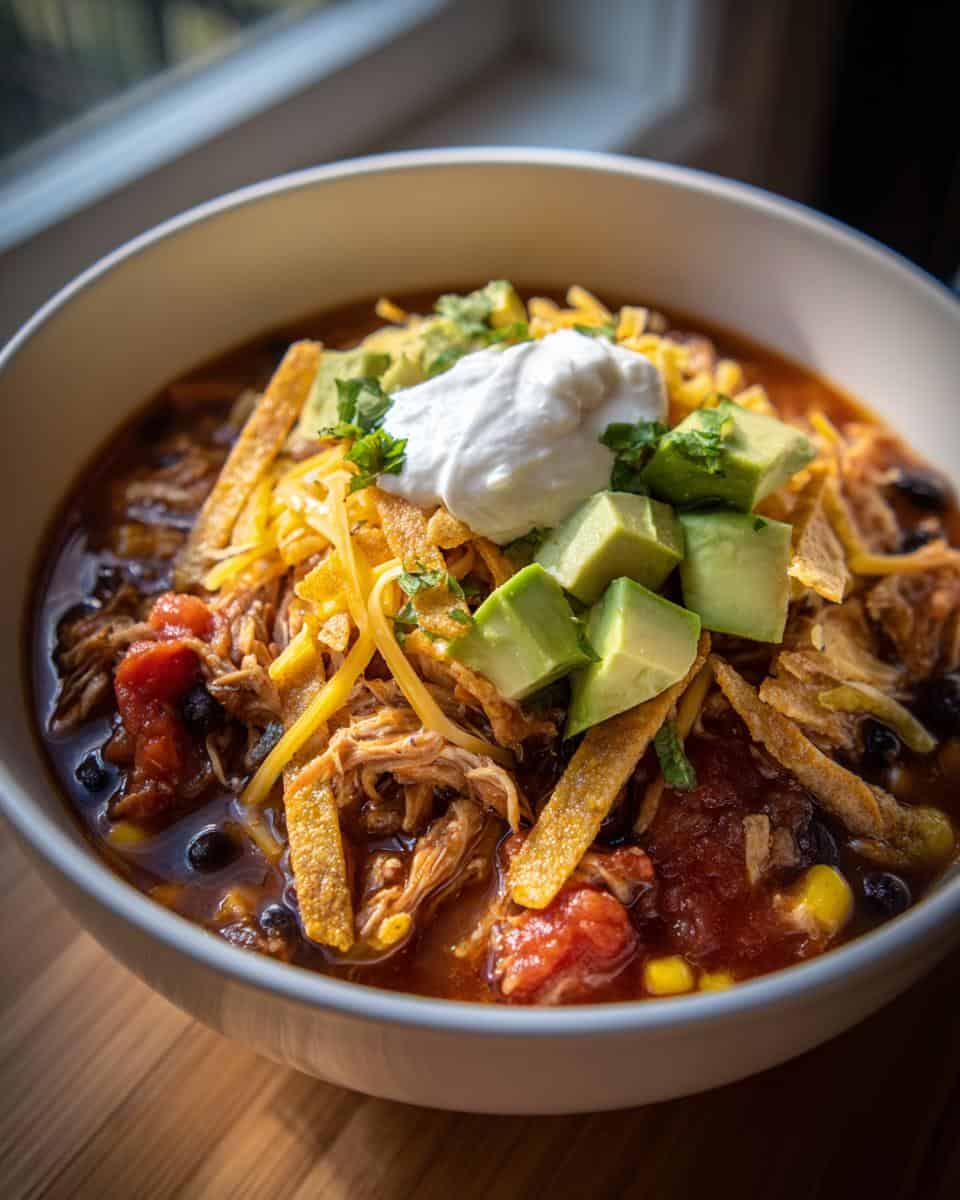 Easy Chicken Tortilla Soup Recipe - detail 3