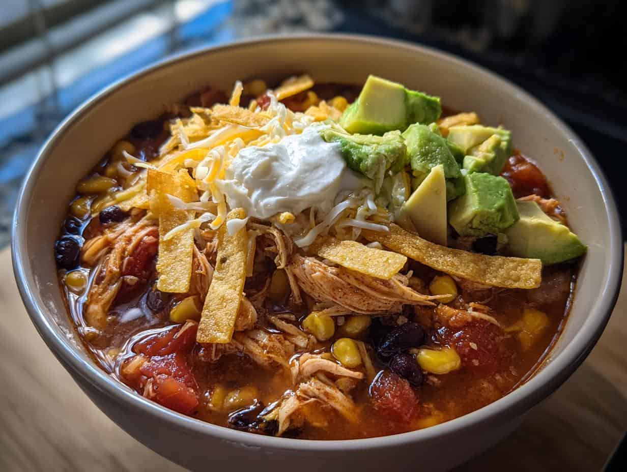 Devour 30-Minute Easy Chicken Tortilla Soup Recipe