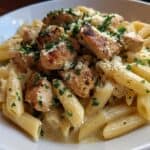 Easy Garlic Parmesan Chicken Pasta Recipe