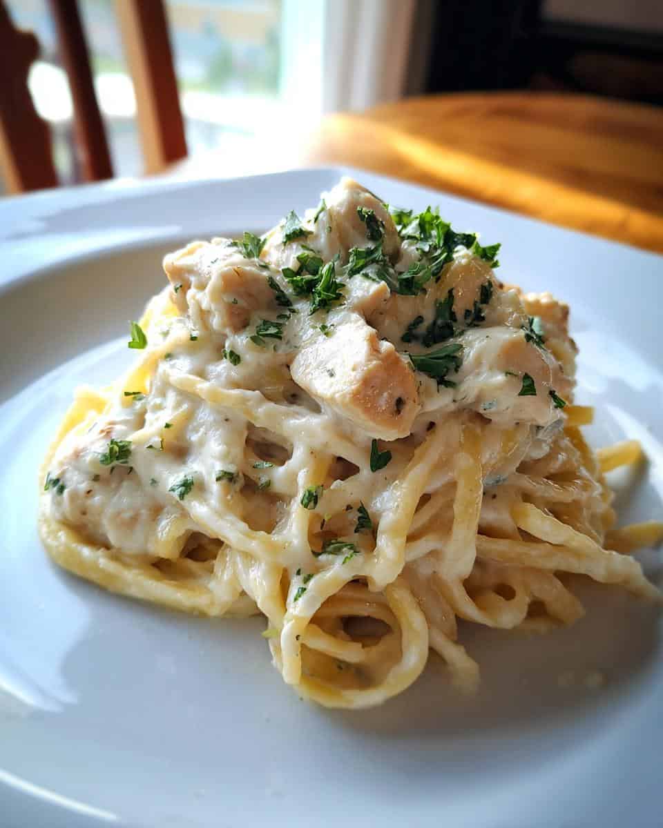 Easy Garlic Parmesan Chicken Pasta Recipe - detail 2