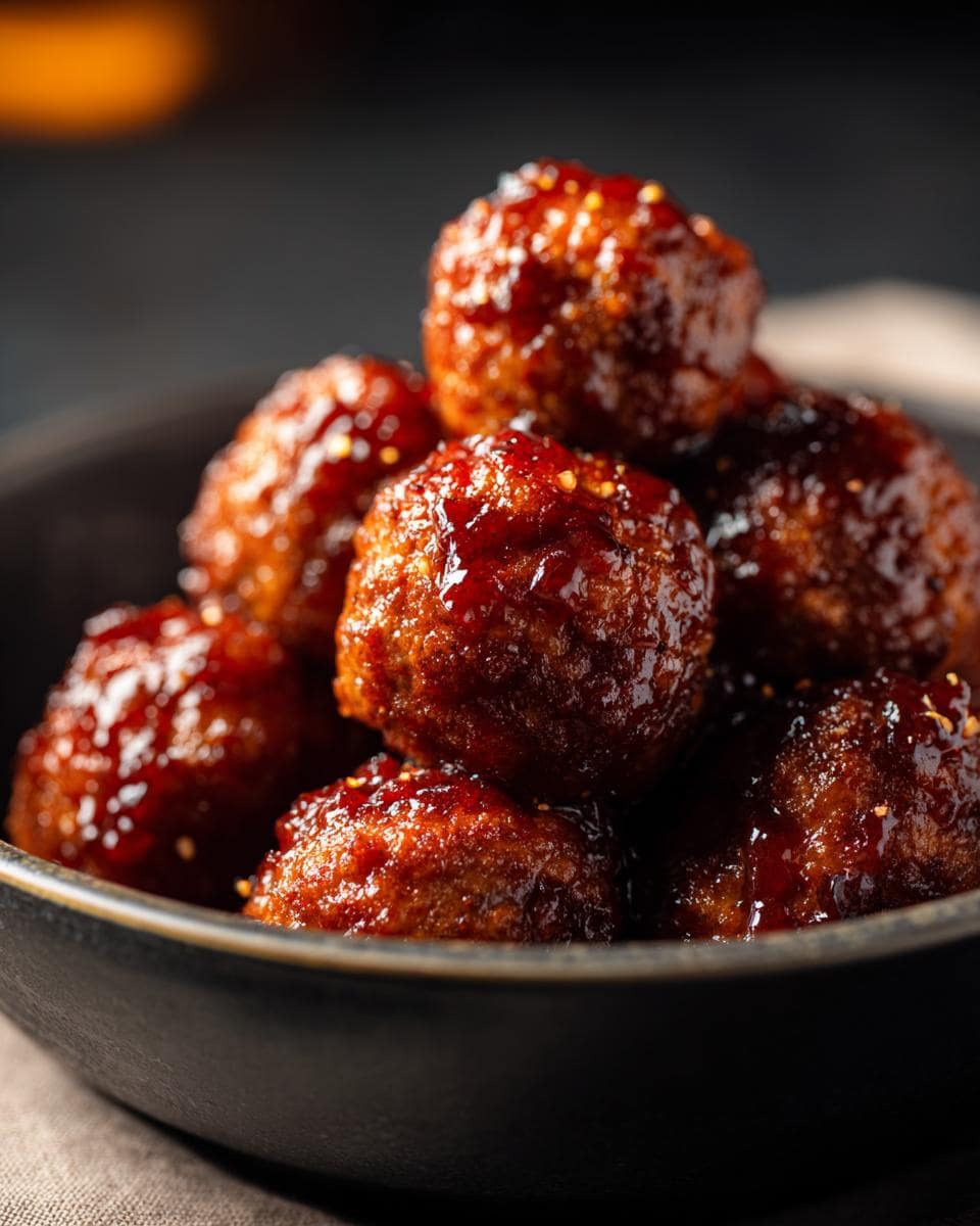 Easy Grape Jelly Meatballs Recipe - detail 1