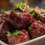 Easy Grape Jelly Meatballs Recipe