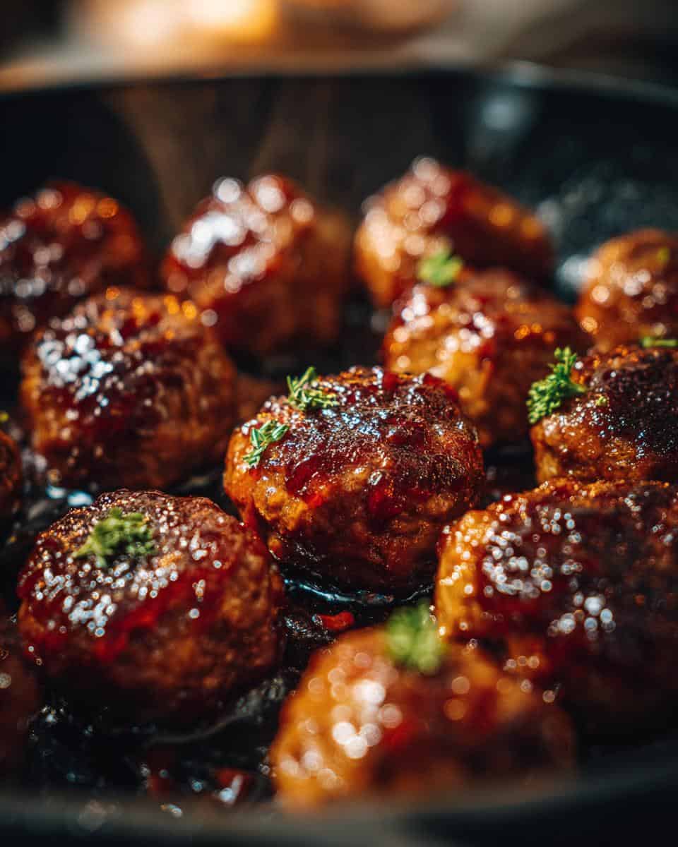 Easy Grape Jelly Meatballs Recipe - detail 2