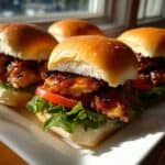 Easy Maple Chicken Sliders