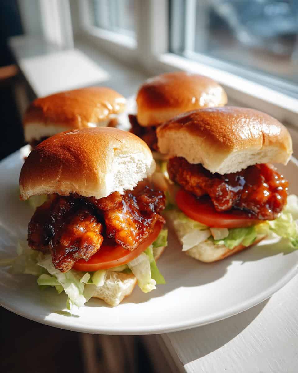 Easy Maple Chicken Sliders - detail 3