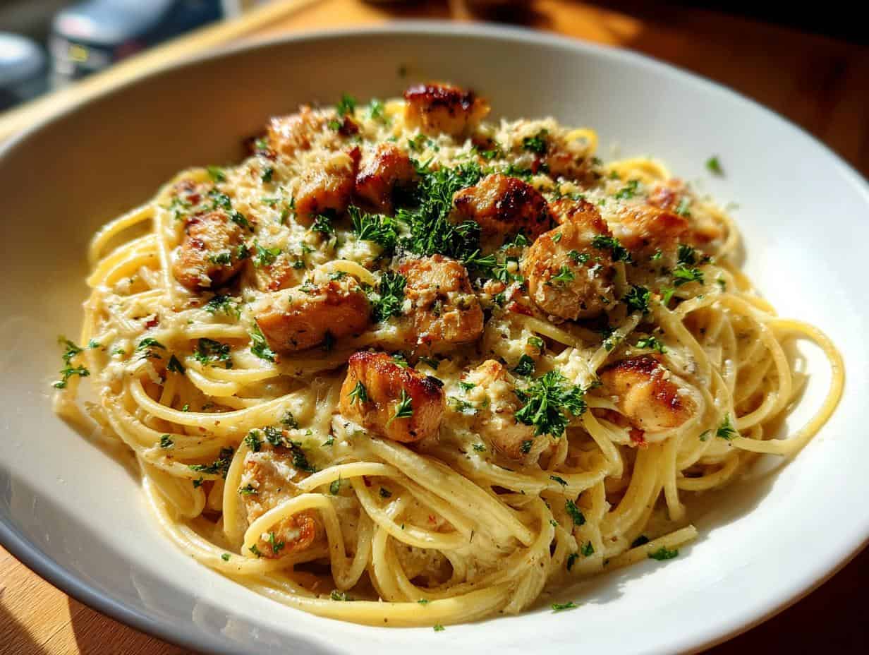 Easy Parmesan Chicken Pasta: A Divine 30-Minute Sin
