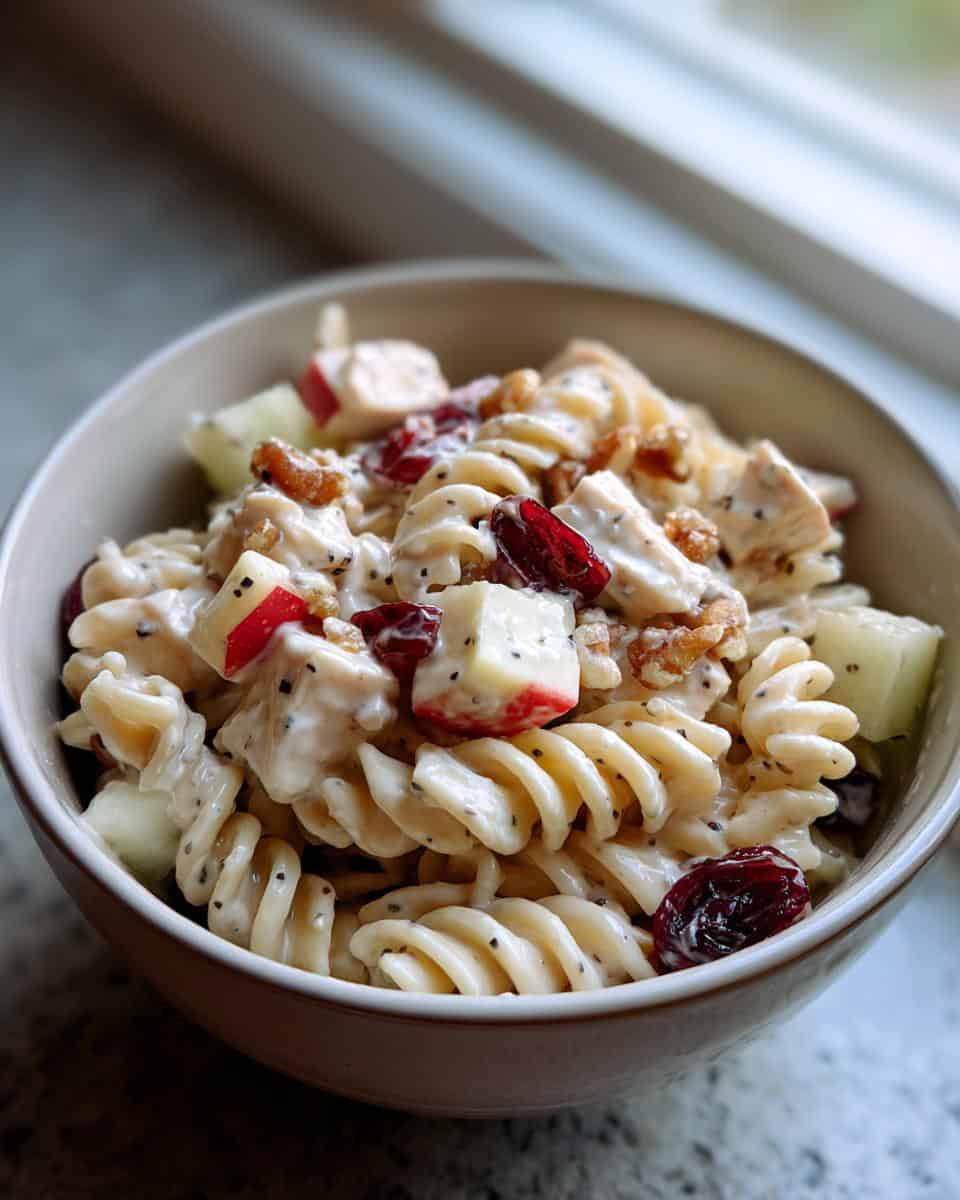Fall Pasta Salad with Creamy Poppyseed Dressing - detail 1