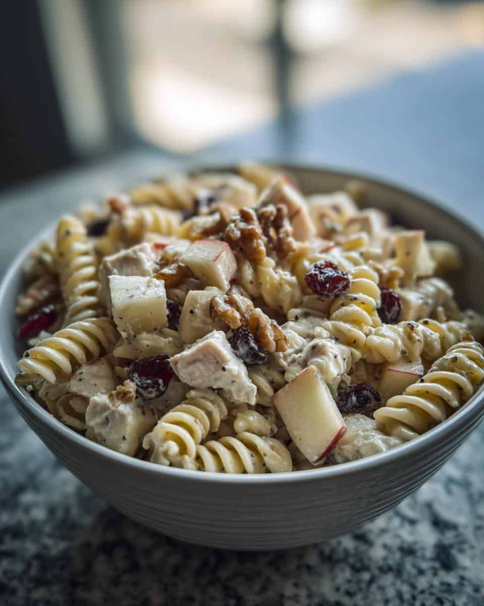 Fall Pasta Salad with Creamy Poppyseed Dressing - detail 3