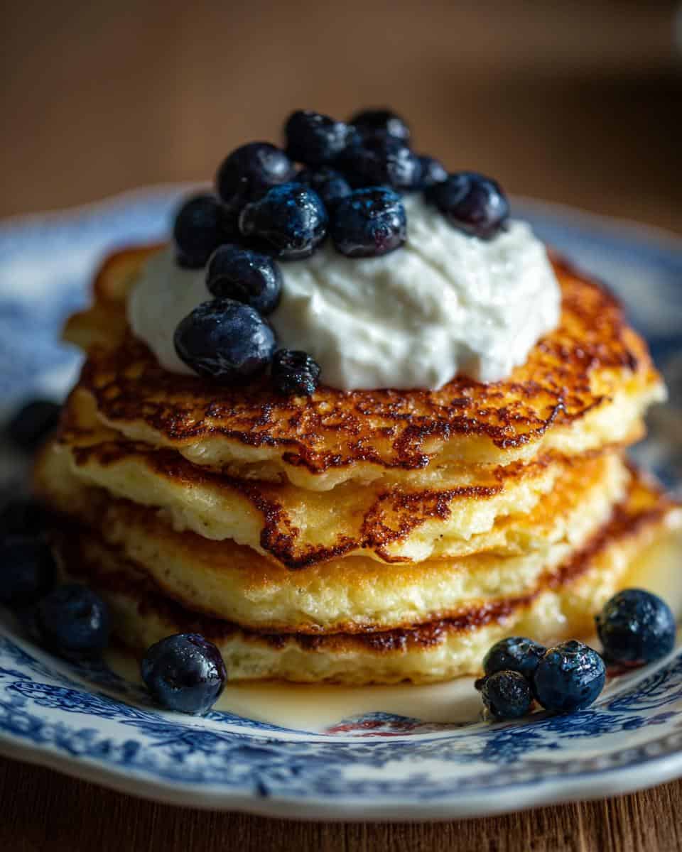 Fluffy Cottage Cheese Pancakes Recipe - detail 2
