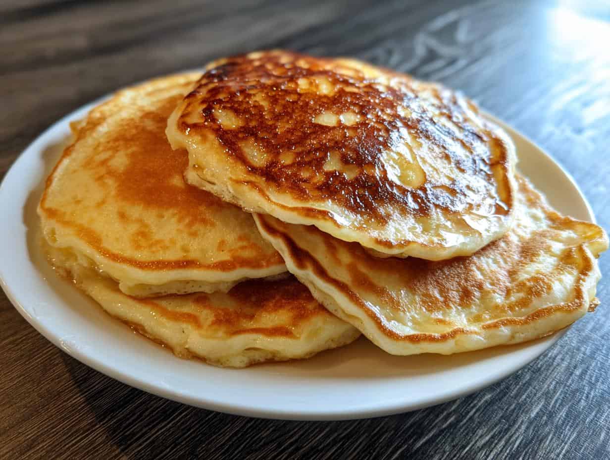 Unbelievable Fluffy Cottage Cheese Pancakes Recipe in 3 Steps