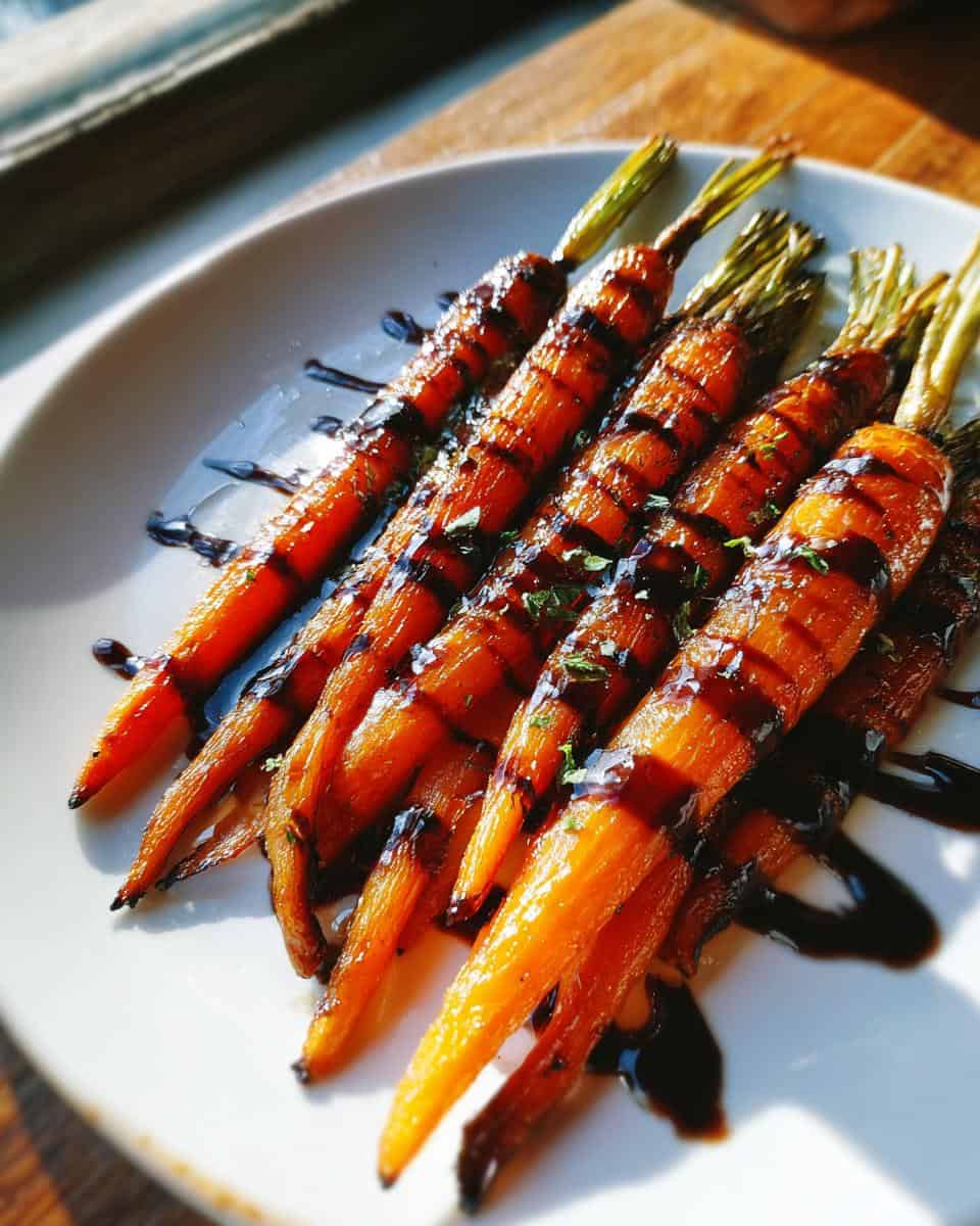 HONEY BALSAMIC ROASTED CARROTS - detail 1