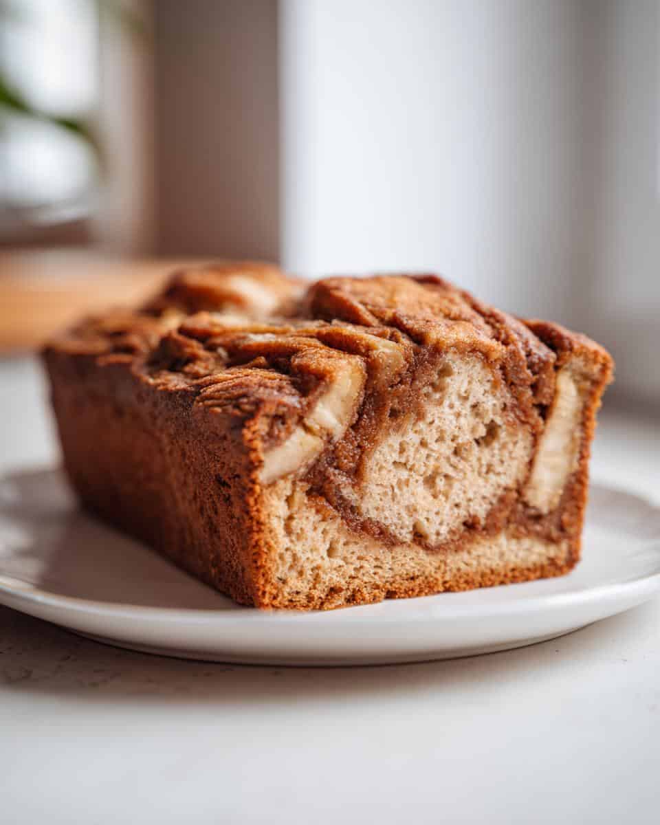 Homemade Apple Bread with Cinnamon Swirl - detail 1