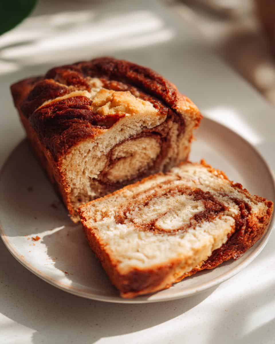 Homemade Apple Bread with Cinnamon Swirl - detail 2