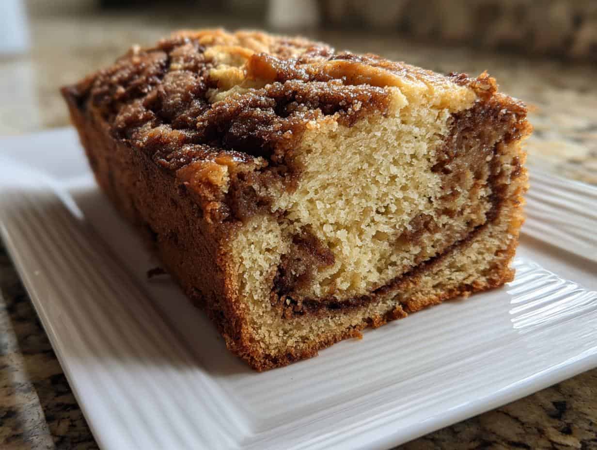 Disgustingly Good Homemade Apple Bread with Cinnamon Swirl