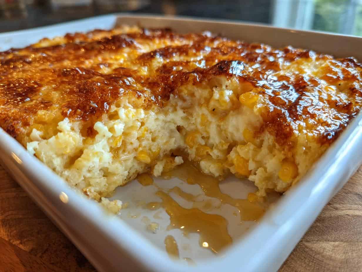 Honey-Glazed Corn Casserole: Delicious, Easy, and Never Soggy