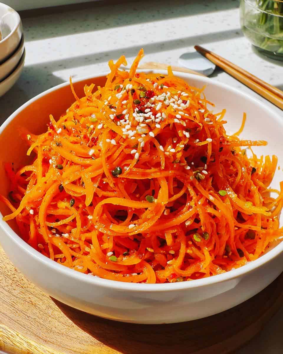 Korean Carrot Salad - detail 1