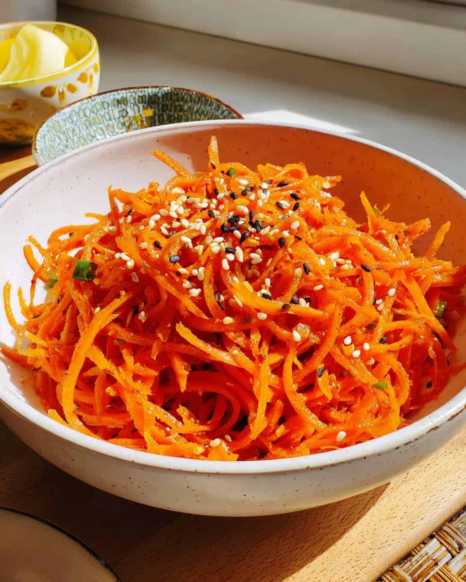 Korean Carrot Salad - detail 2