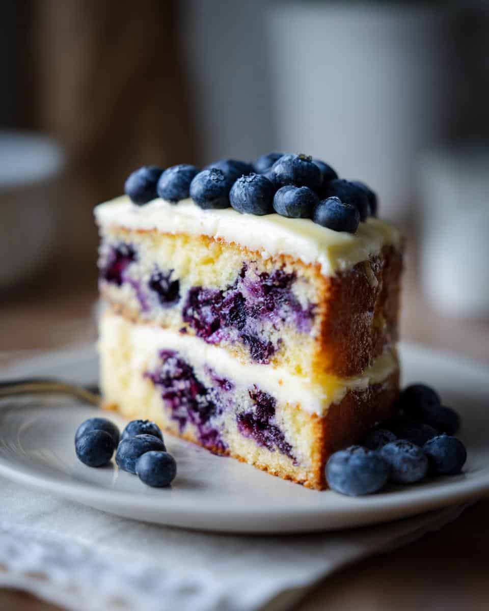 Lemon Blueberry Cake Recipe - detail 3