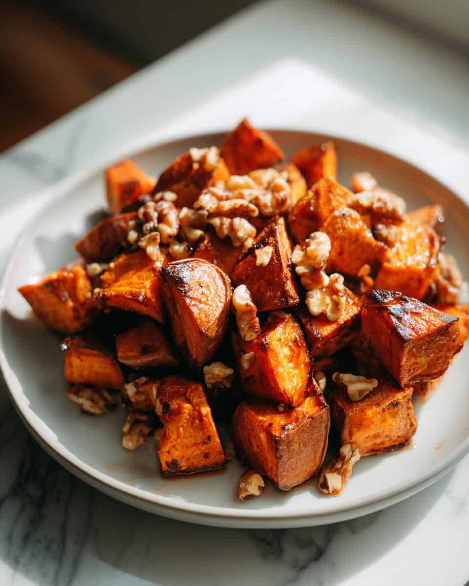 Maple walnut Roasted Sweet Potatoes - detail 1