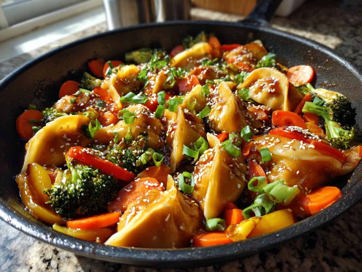 Devour One Pan Dumpling Dinner: Unbelievably Simple
