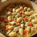 One Pot Gnocchi Chicken Pot Pie