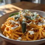 Pumpkin Pasta with Feta