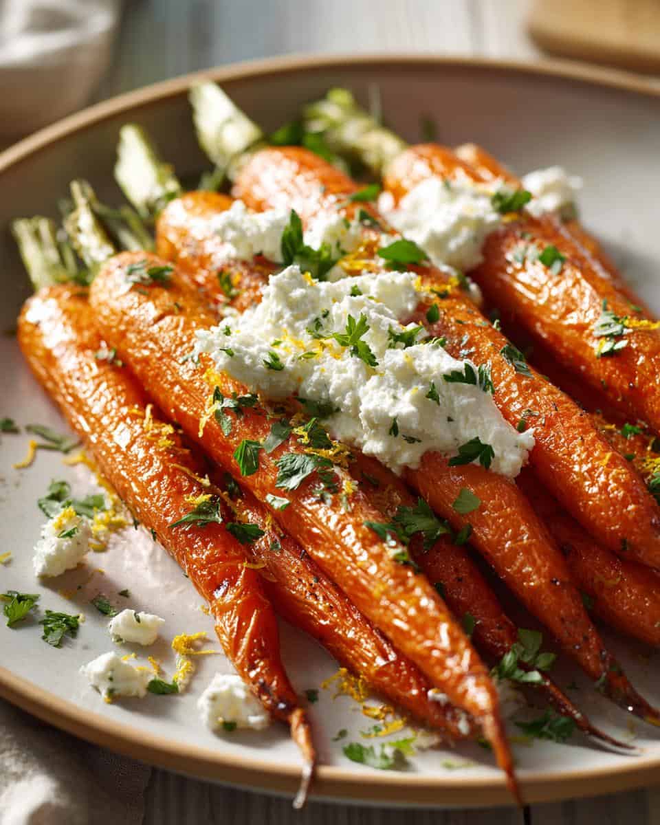Roasted Carrots with Ricotta - detail 2