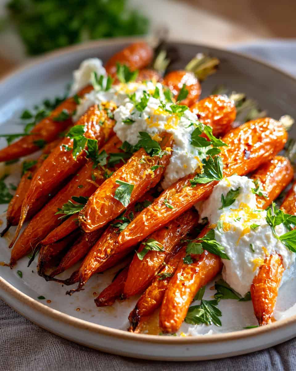 Roasted Carrots with Ricotta - detail 3