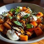Roasted Pumpkin With Burrata