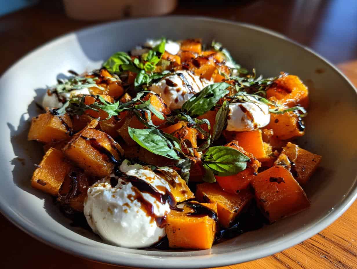 Devastatingly Delicious Roasted Pumpkin With Burrata in 35