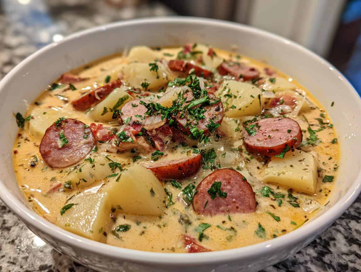 Sausage Potato Soup: Grandma’s Comforting Flavor