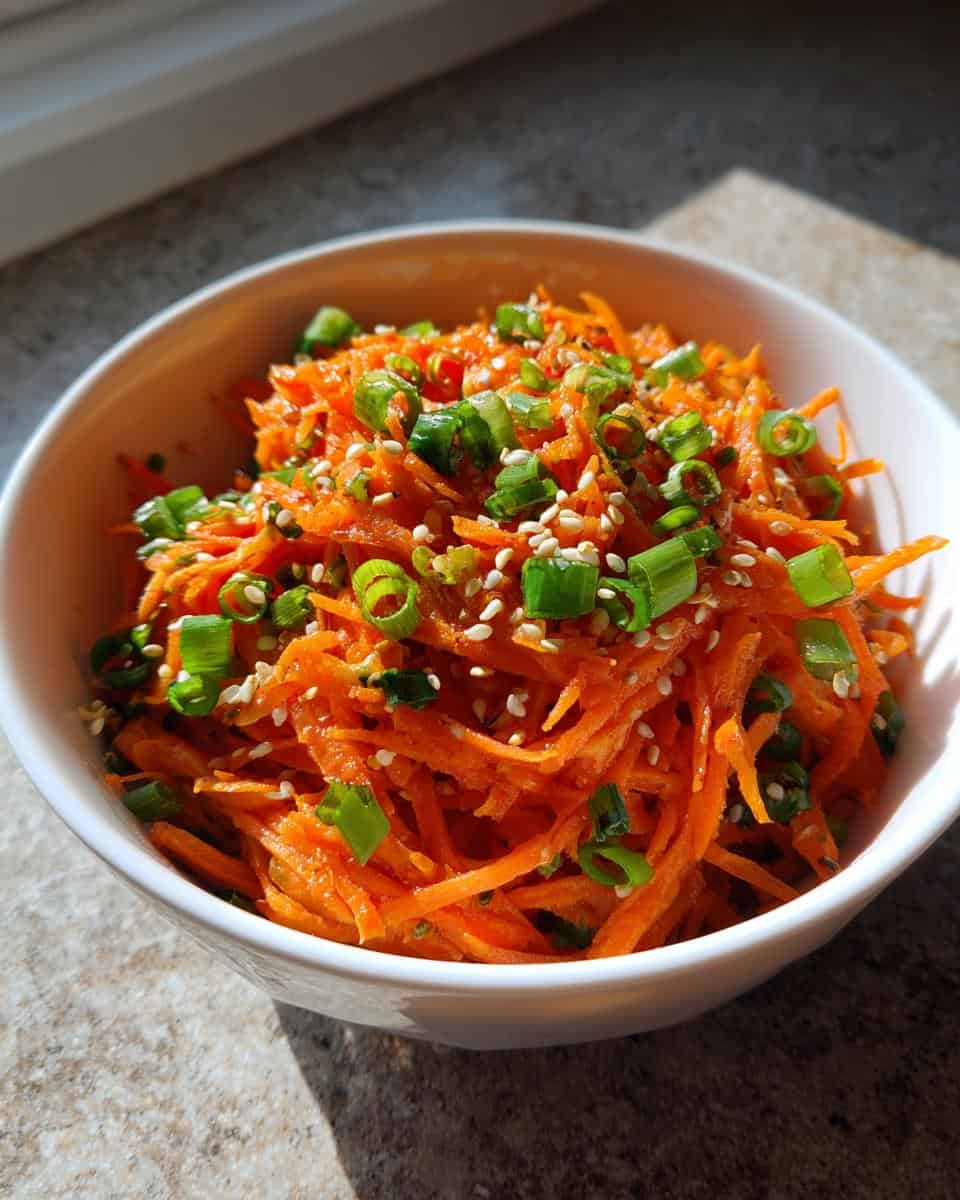 Spicy Korean Carrot Salad Recipe - detail 1