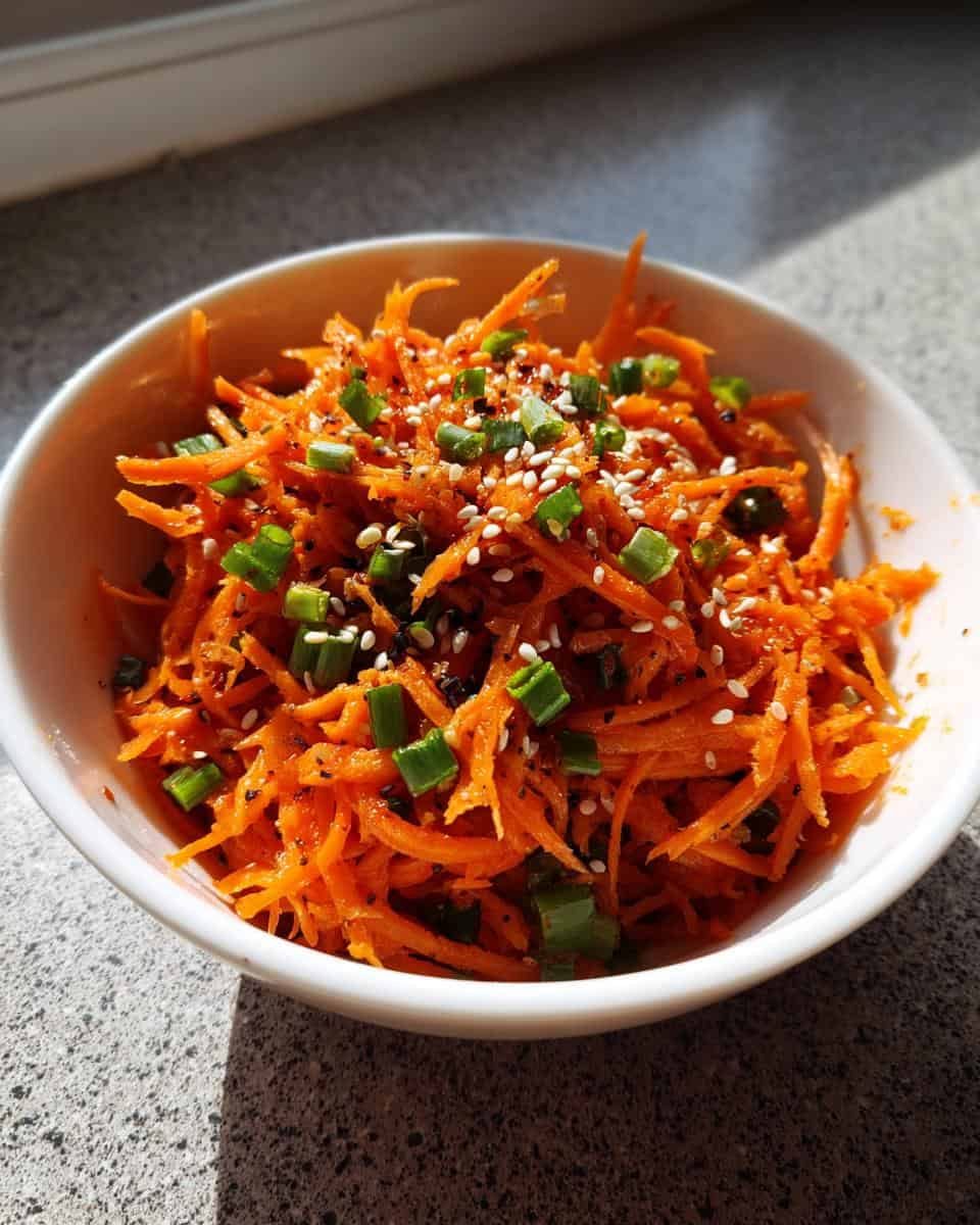 Spicy Korean Carrot Salad Recipe - detail 2