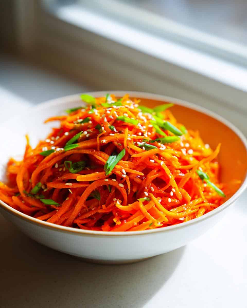 Spicy Korean Carrot Salad Recipe - detail 3