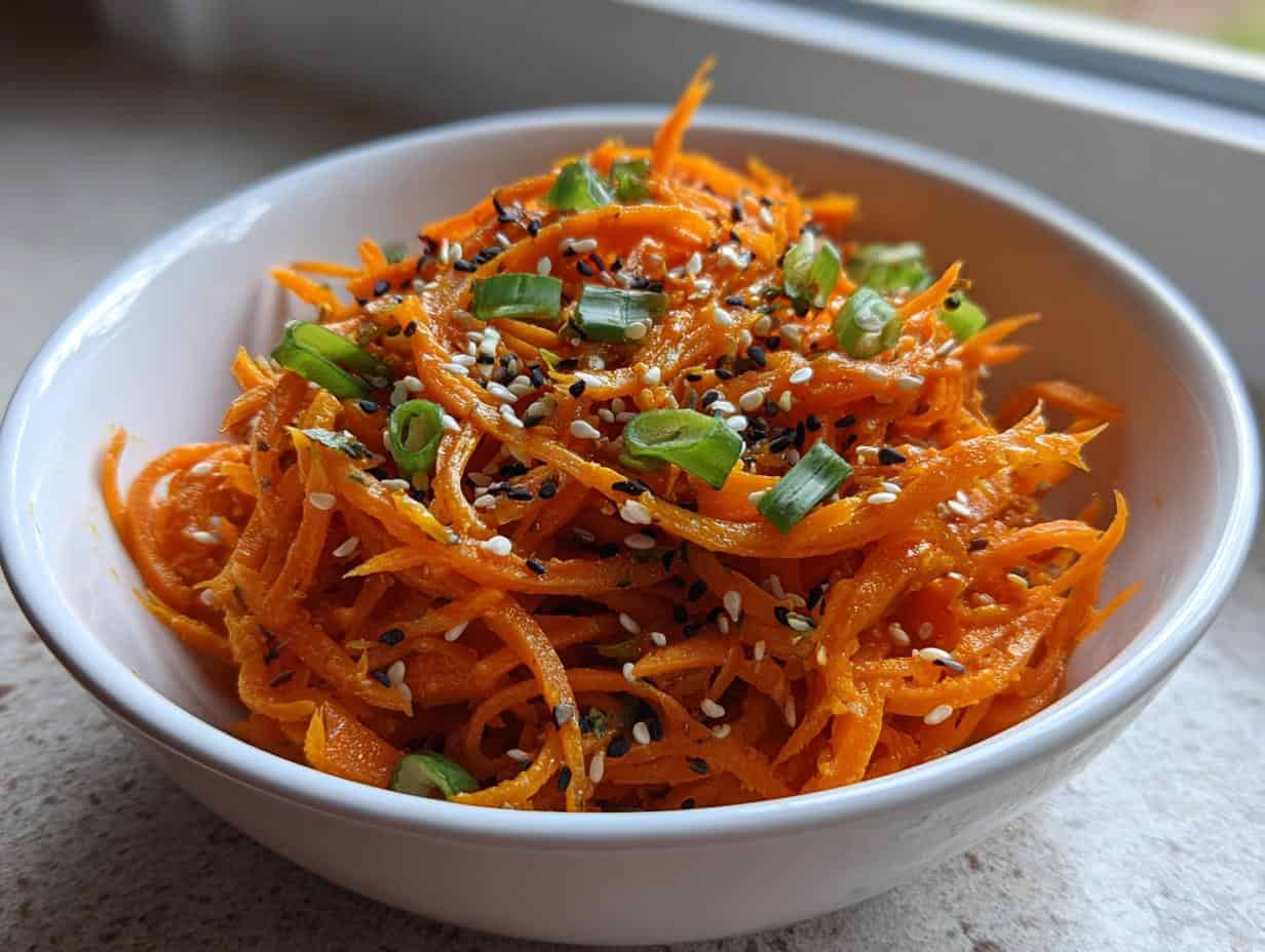 Spicy Korean Carrot Salad Recipe: Outrageously Good